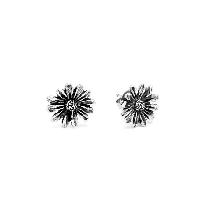 Boucles d'oreilles marguerite moyennes