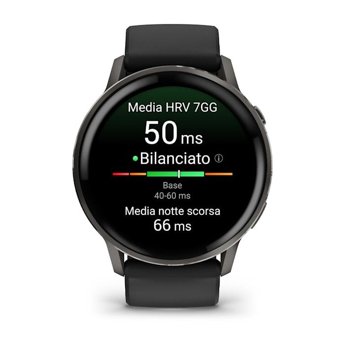 Venu® 4 – 45 mm, Slate con Silicone, Black