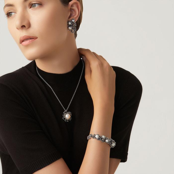 Boucles d'oreilles anémone