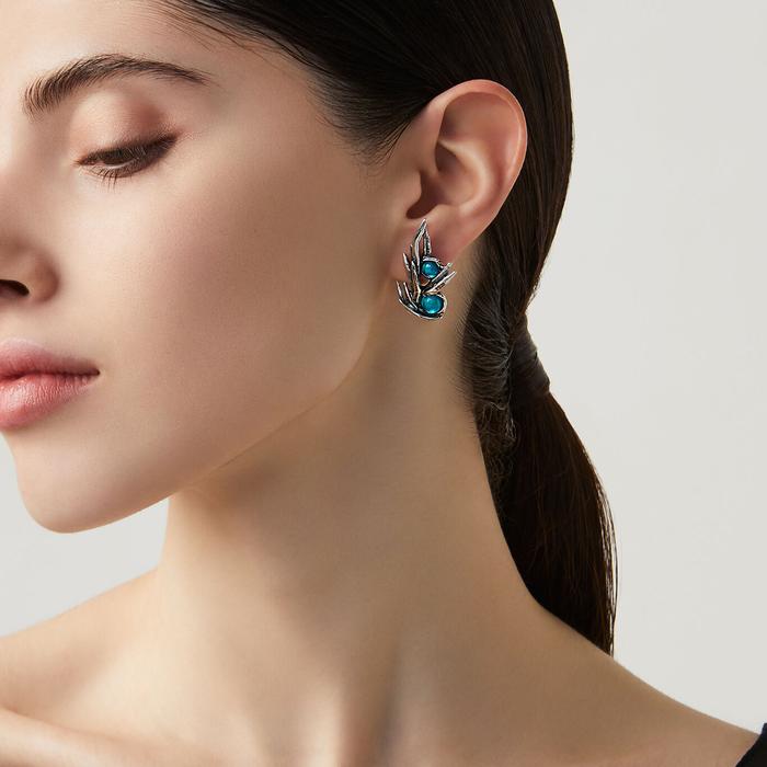 Boucles d'oreilles Posidonie