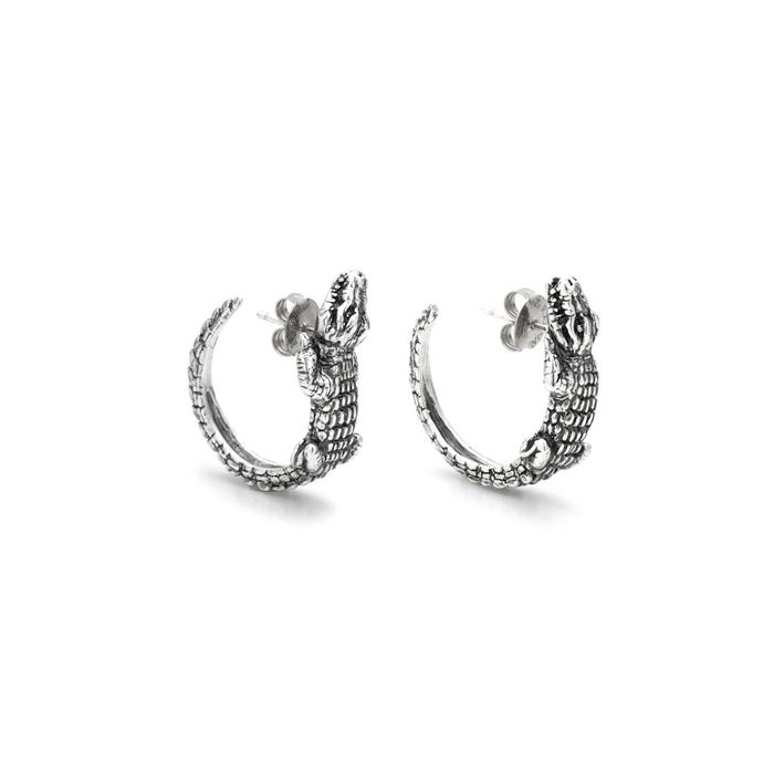 Boucles d'oreilles crocodile