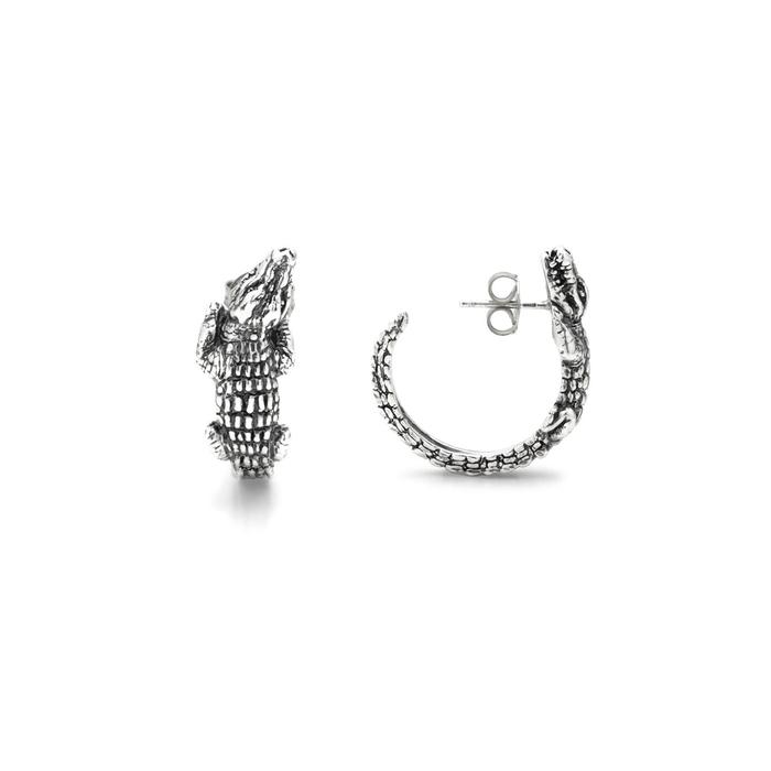 Boucles d'oreilles crocodile