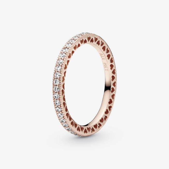 Hearts and Stones Band Ring