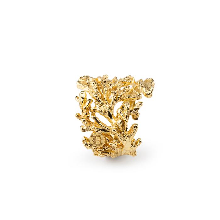 Anello Gold Corallo