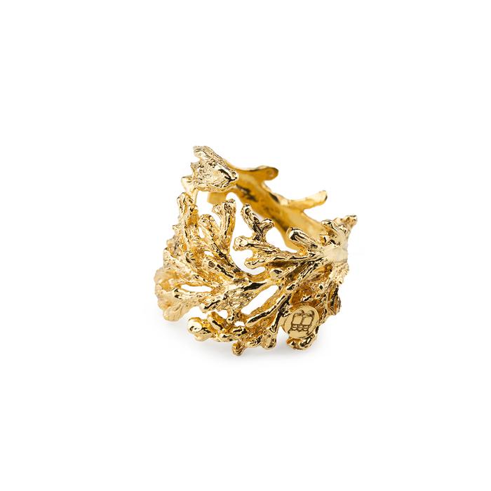 Anello Gold Corallo