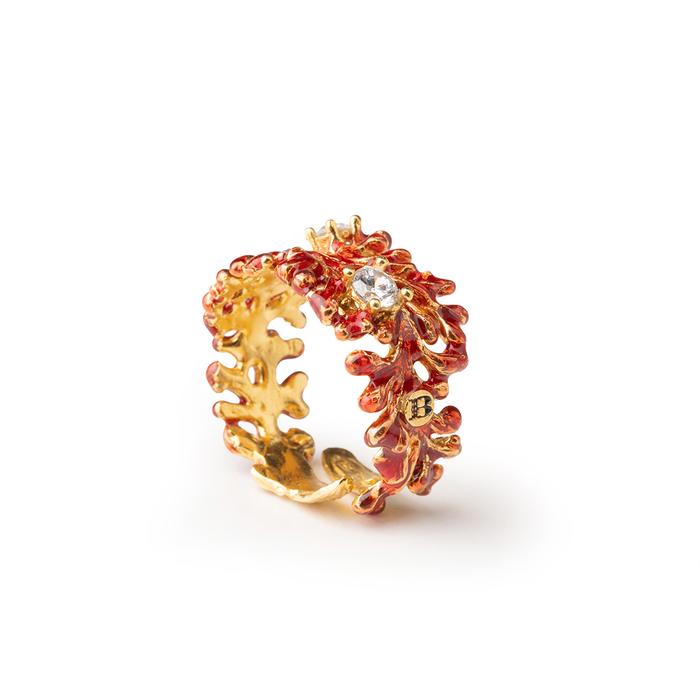 Bague en corail