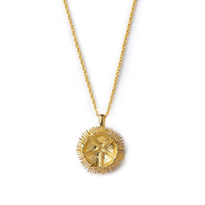 Gold Hedgehog Necklace Acueli