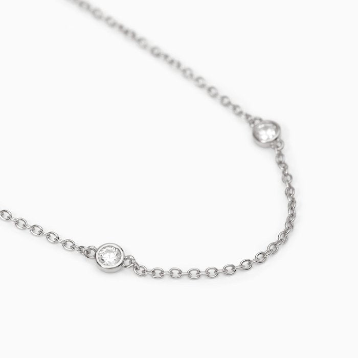 Collana sottile in argento SPOTLIGHT