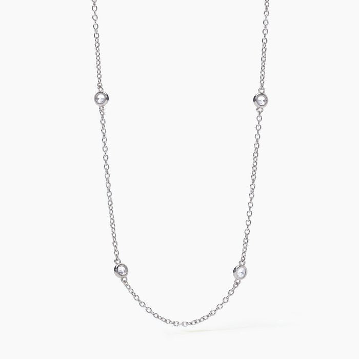 Collana sottile in argento SPOTLIGHT