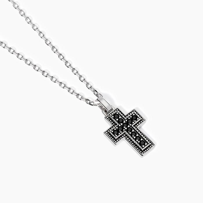 Collier pour homme avec croix mystique