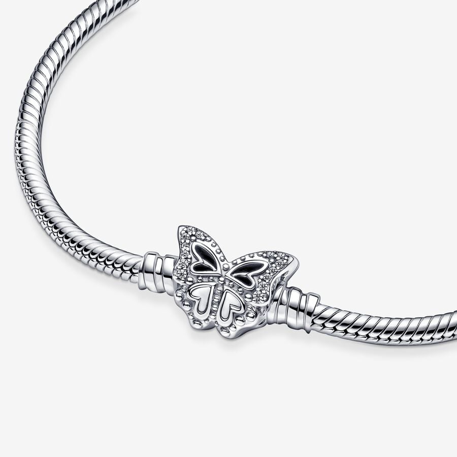 Bracelet avec fermoir papillon