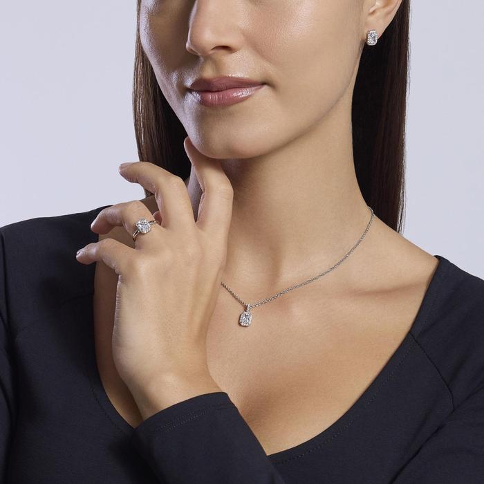 Anello con zircone taglio ottagonale Cool or Rétro?