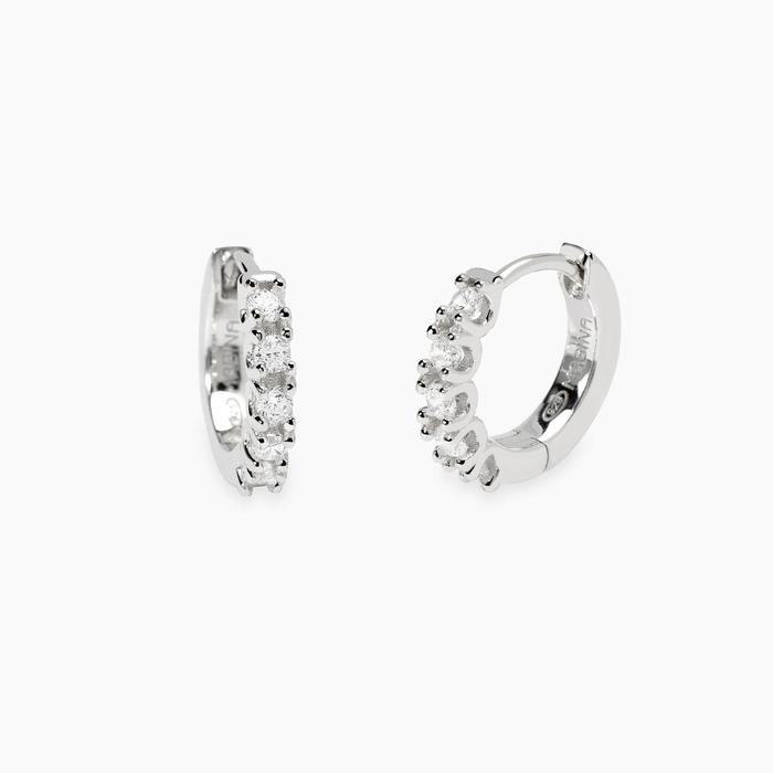 Orecchini a cerchio con diamanti lab-grown My Diamond