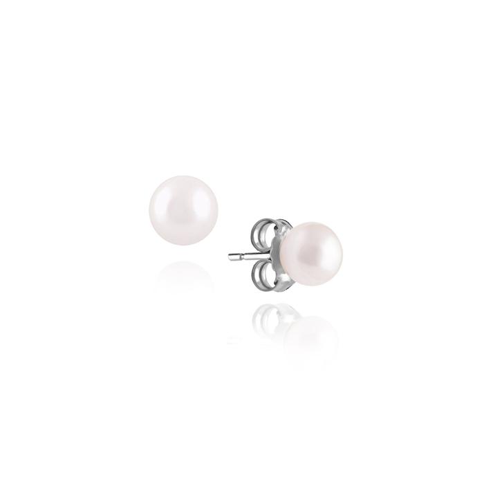 Real Gold Pearl Earrings