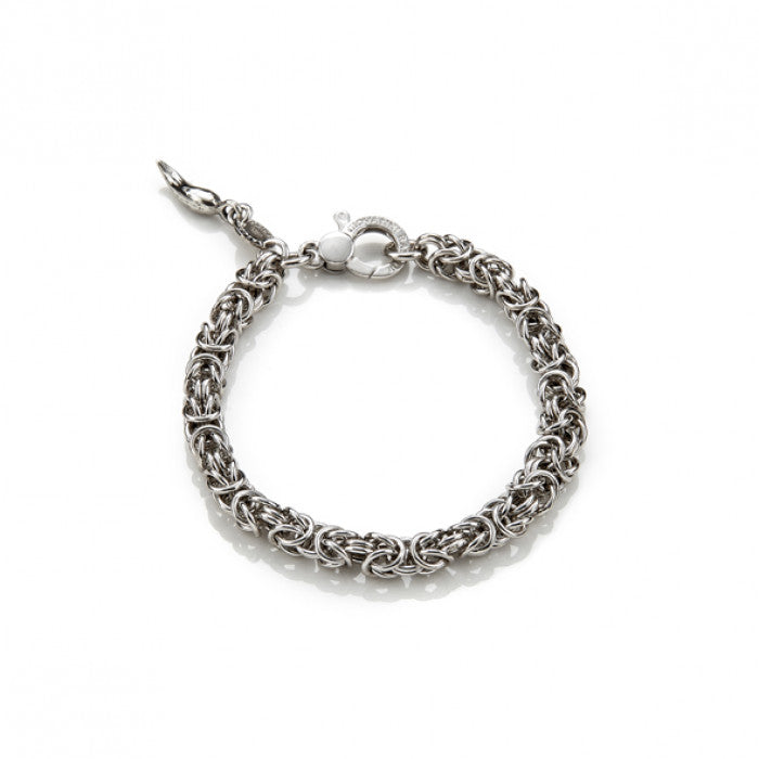 Mini bracelet en maille byzantine