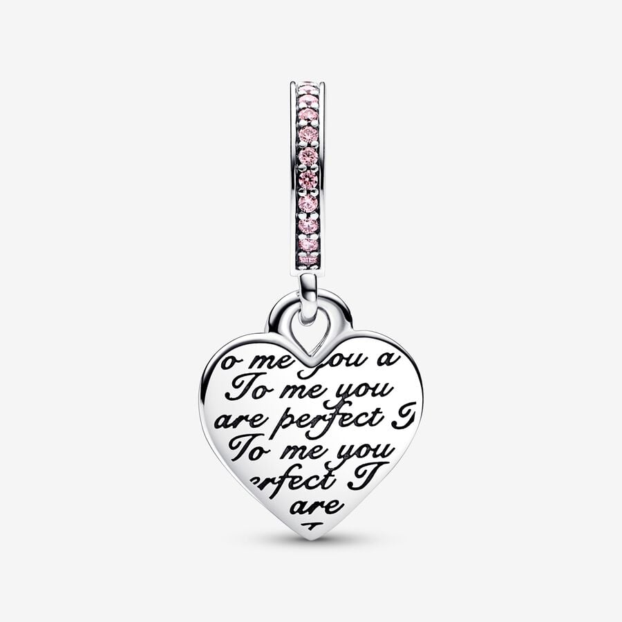 Infinity Heart Pendant Charm Mom You Are Perfect