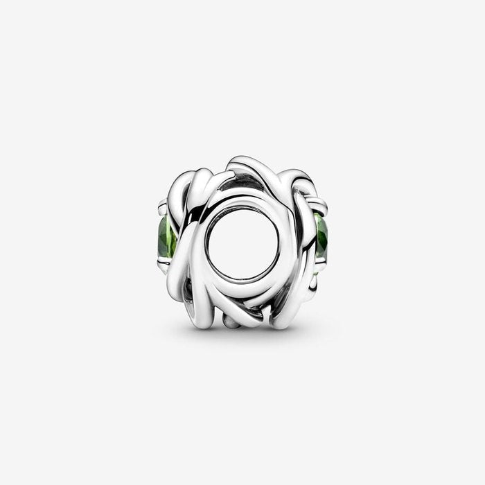 Charm Cerchio Eterno Verde Agosto