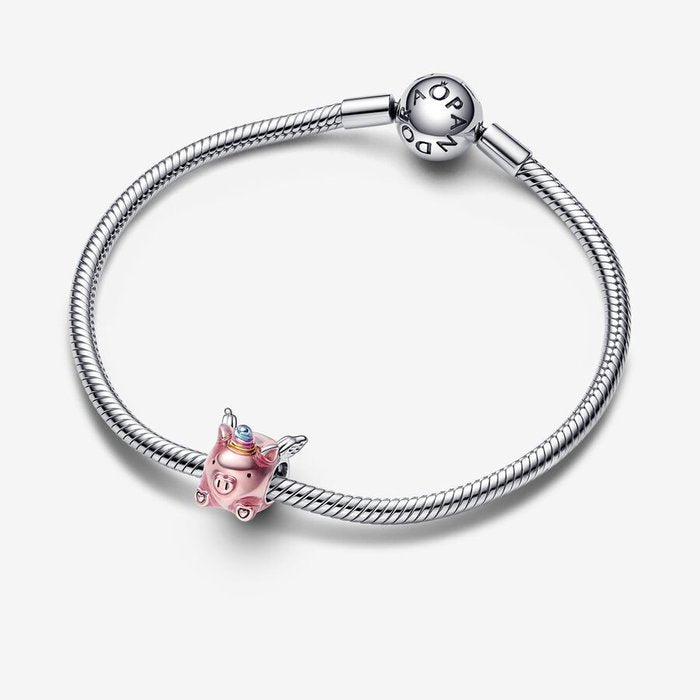 Breloque cochon licorne