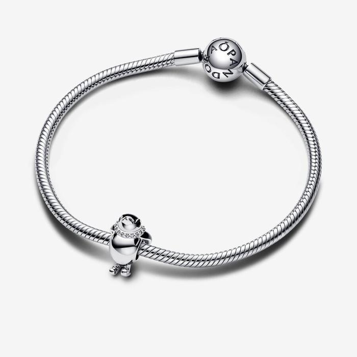 Charm Pinguino con gli Sci