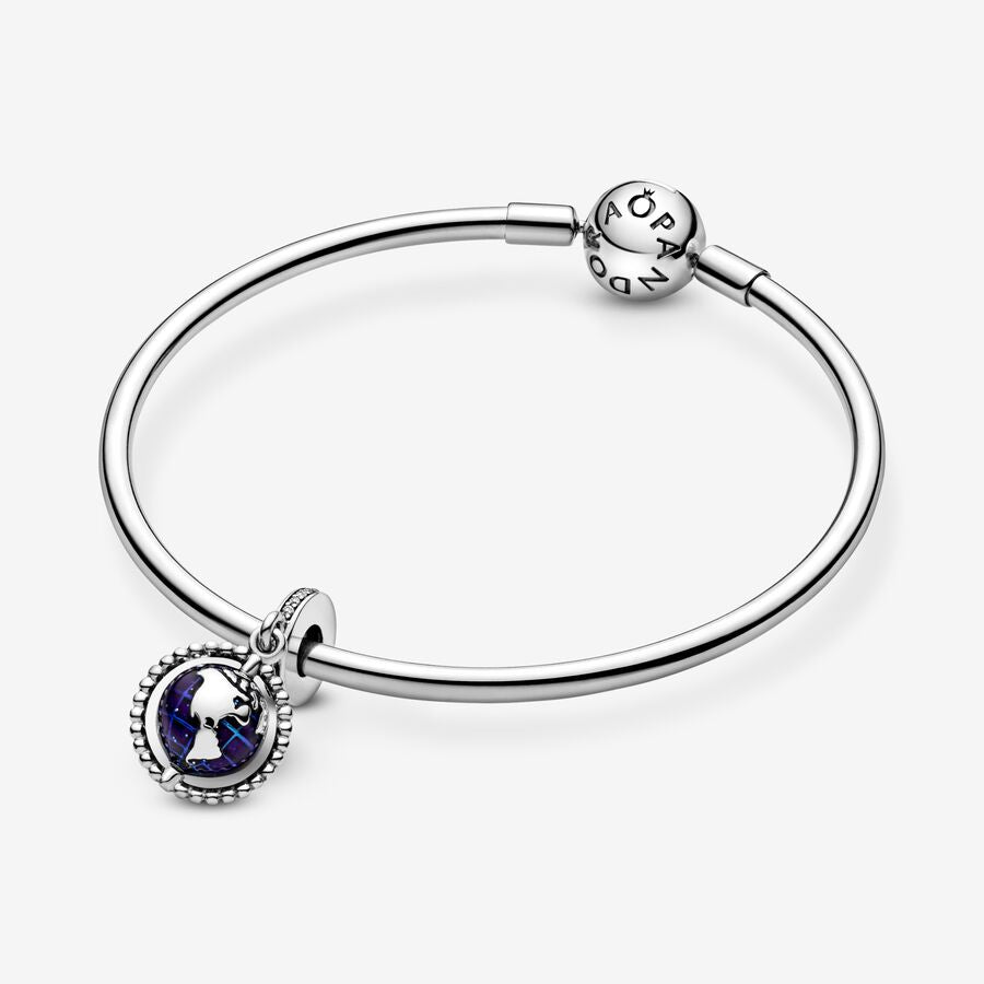 Rotating Globe Pendant Charm