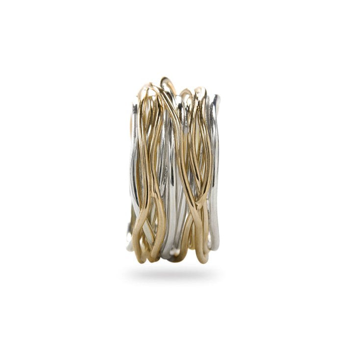 Filodellavita Classic 13 fili in Argento 925 e Oro Giallo 9kt