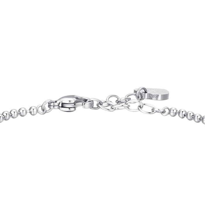 BRACCIALE DONNA IN ACCIAIO CON BALLERINA E ZIRCONE BIANCO