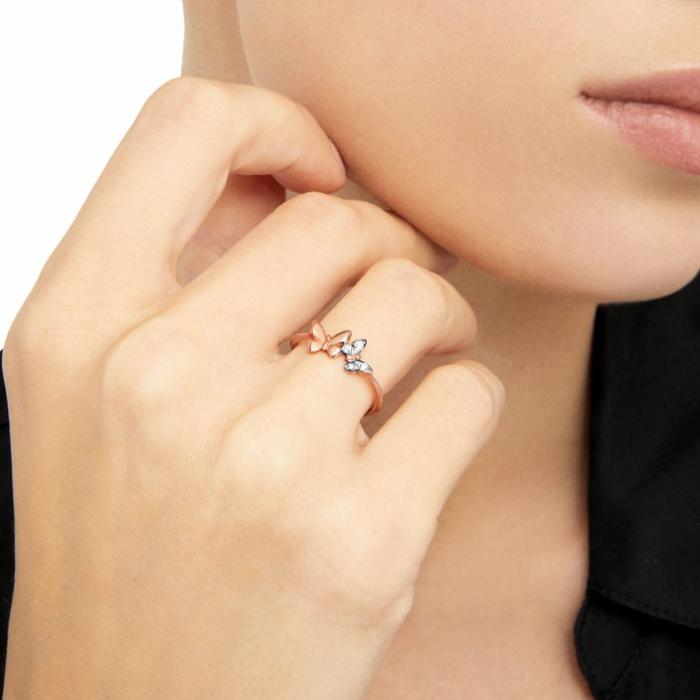 BAGUE PAPILLON PRÉCIEUSE