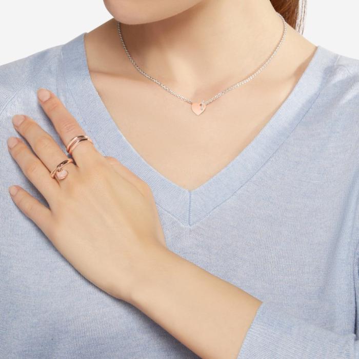 TBAR HEART NECKLACE