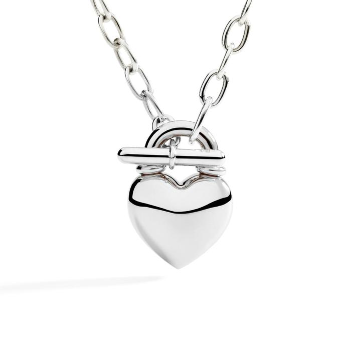 COLLANA CUORE BOLD ARGENTO