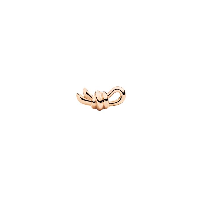 ROSE GOLD KNOT STUD EARRING