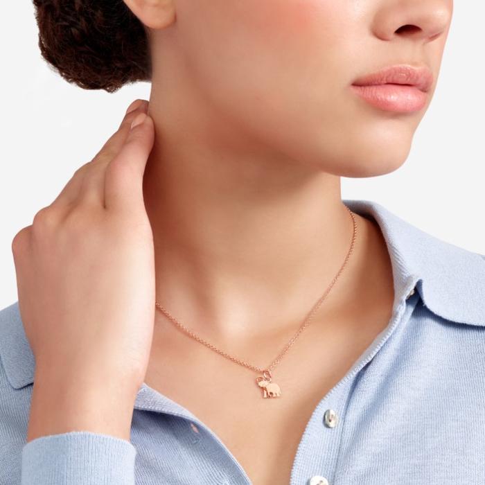 ROSE GOLD ELEPHANT PENDANT
