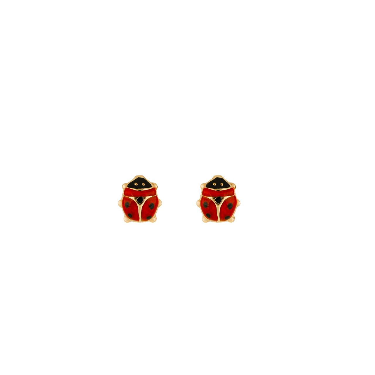 Orecchini coccinella