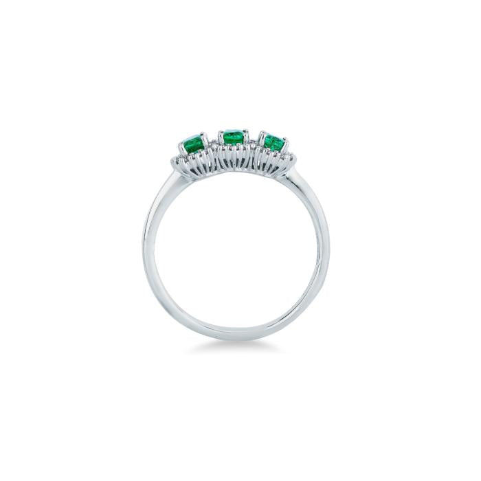 ANELLO SMERALDI E BR