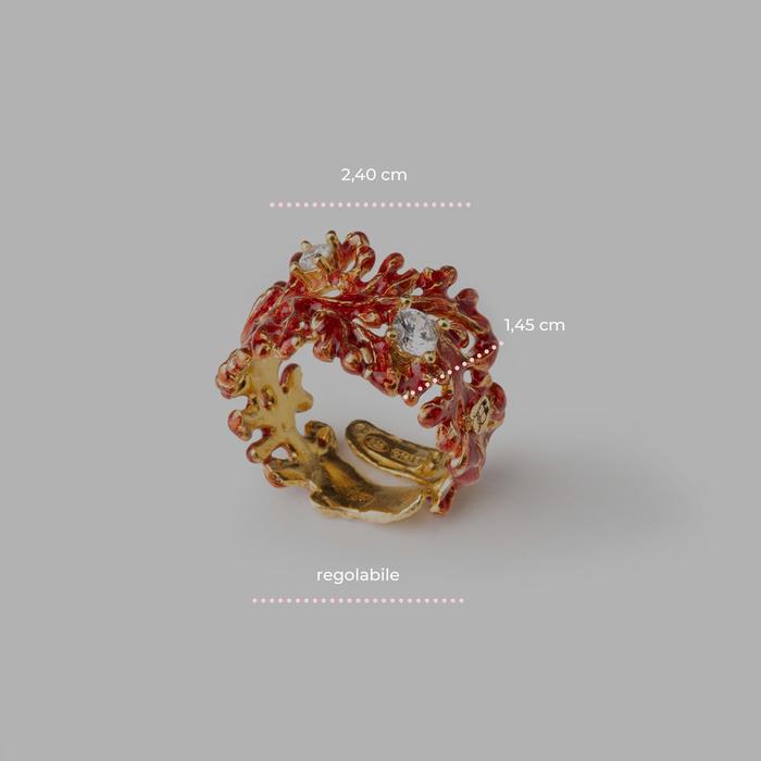 Bague en corail