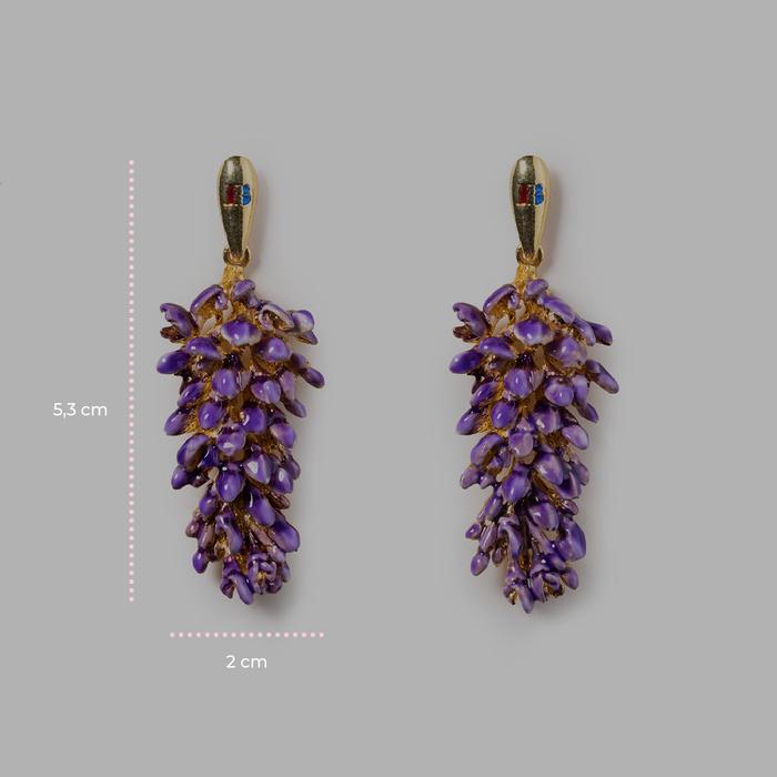 Boucles d'oreilles Glycine