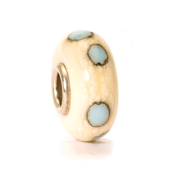 Boules beiges/bleues