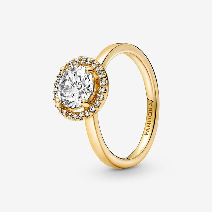 Bague à point lumineux scintillant