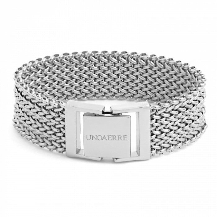 Bracelet en bronze plaqué argent