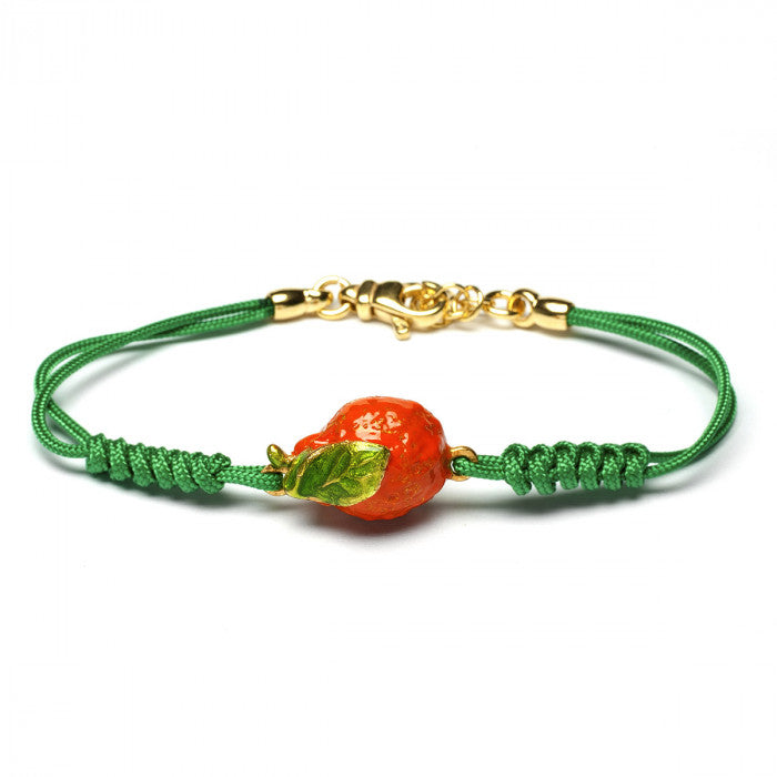 Tarot cord bracelet enamel