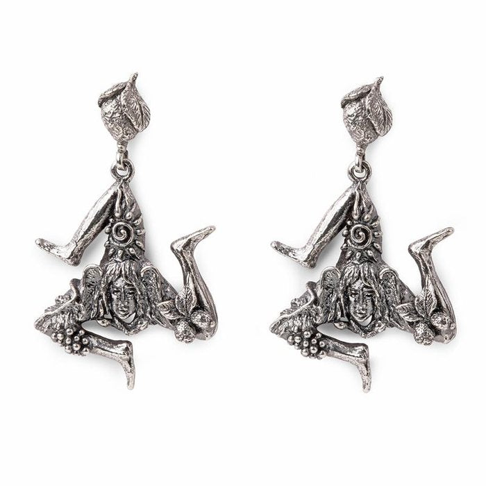 Trinacria Loving Sicily Nude Earrings