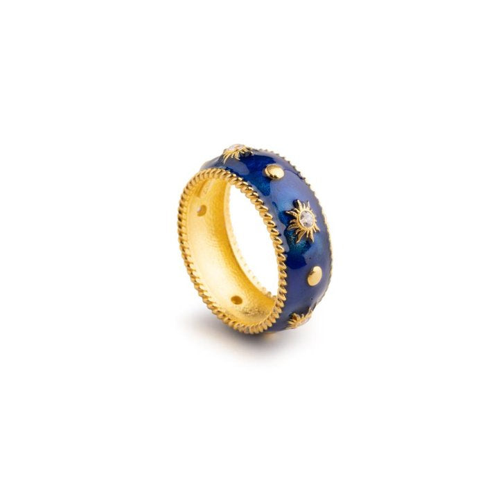 Bague Sole Lapilli Large Band