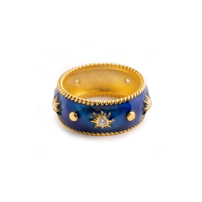 Bague Sole Lapilli Large Band