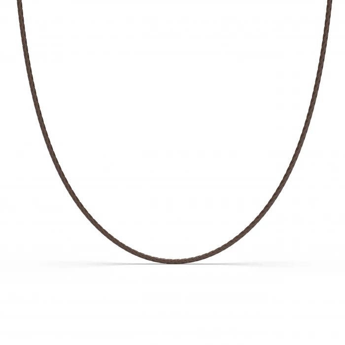 Collana in Cuoio Intrecciato