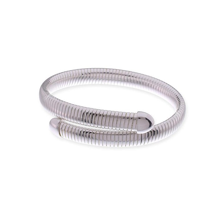 Bracelet en bronze plaqué argent