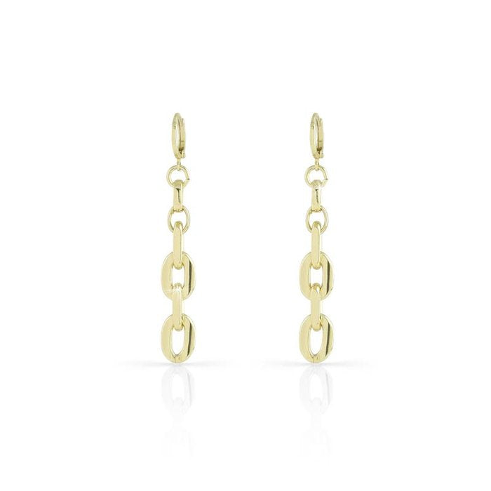 Orecchini Flat in bronzo dorato