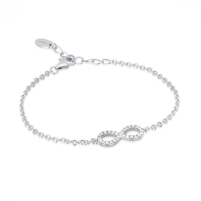 Bracciale centrale cuore strass - steampuhousenkstore.com