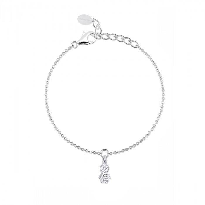 Bracciale armbander pendente bimbo strass - steampuhousenkstore.com