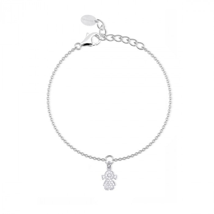 Bracciale armbander pendente bimba strass