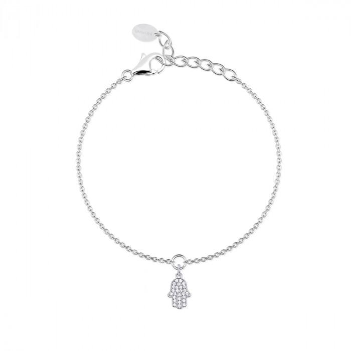 Bracciale armbander pendente mano di fatima strass - steampuhousenkstore.com