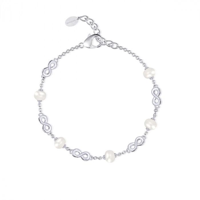 Bracciale armbander perle e infiniti strass - steampuhousenkstore.com